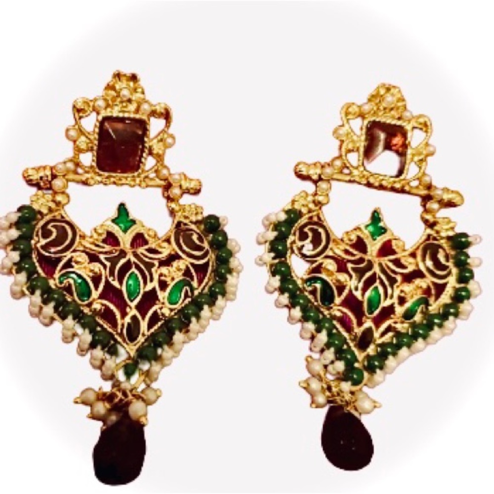 Beautiful exotic earrings